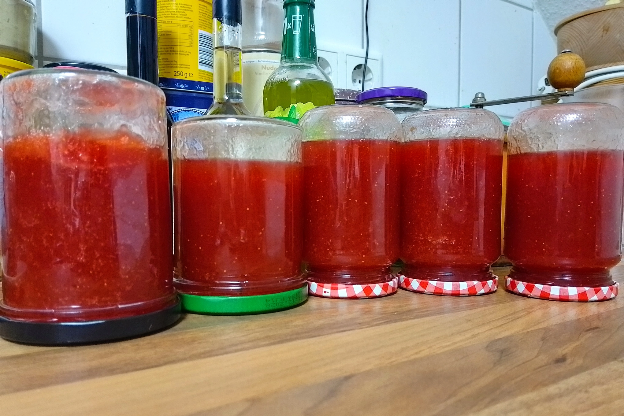 Erdbeer-Rhabarber Marmelade